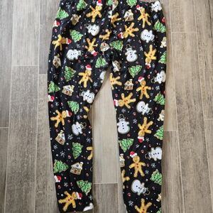 No Boundaries Gingerbread Christmas Leggings Juniors Size XXL 19